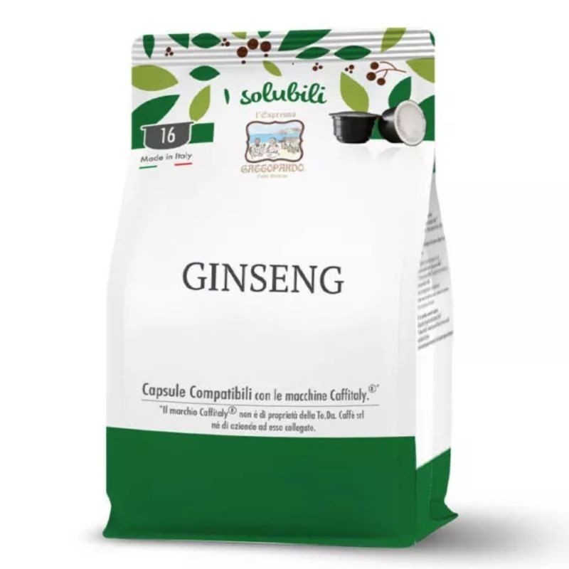 16 Capsule Ginseng Toda Caffè compatibili Caffitaly