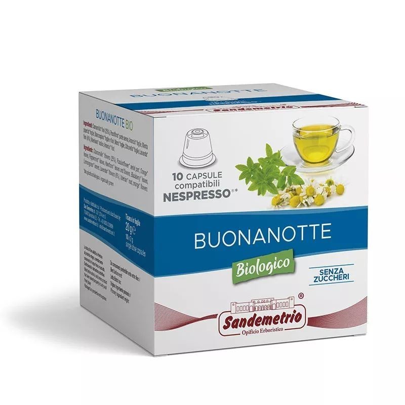 10 Capsule Buonanotte Sandemetrio compatibili Nespresso