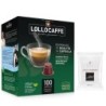 100 Capsule Miscela Nera Lollo Caffè compatibili Nespresso