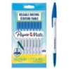 Penna a sfera BLU Papermate con cappuccio 045 punta 1,0 mm Conf 8 penne