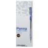 Penna a sfera a scatto BLU punta 1,0mm Conf 20  pezzi