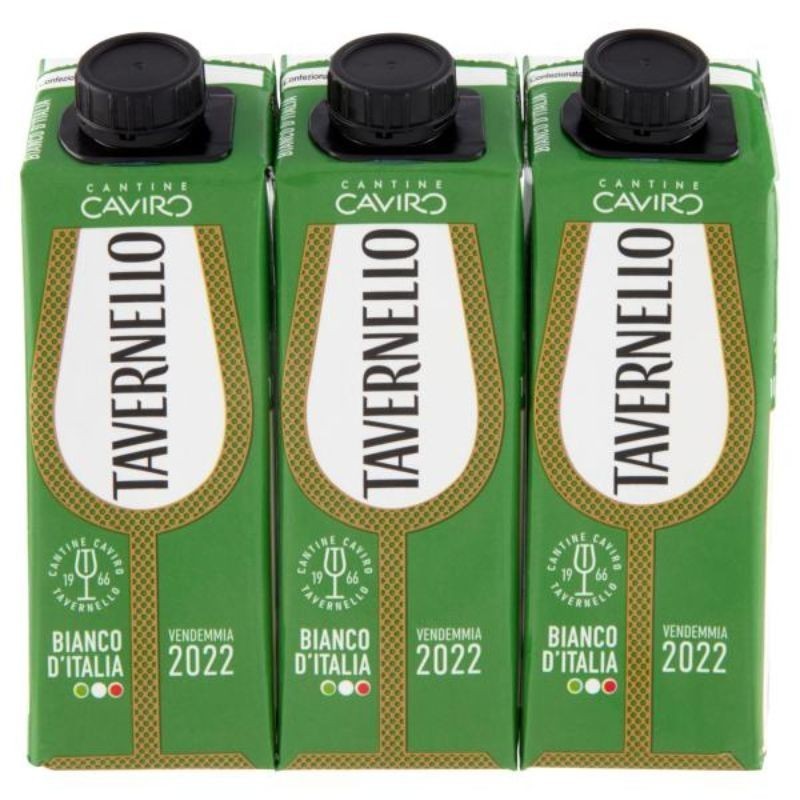 Tavernello vino bianco d'Italia brick ml.250x3