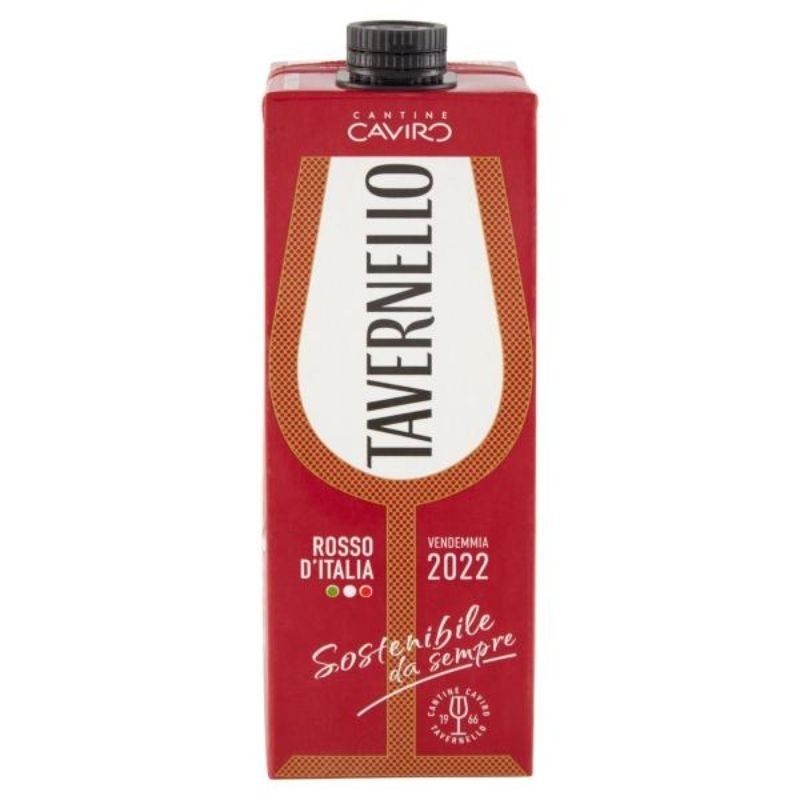 Tavernello vino rosso brik 1 l