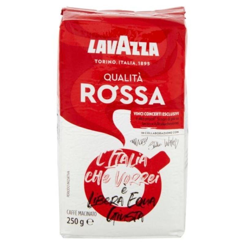 Lavazza qualità ROSSA 250 gr macinato