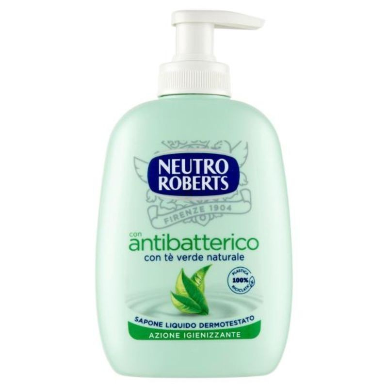 Neutro Roberts Con Antibatterico Con Tè Verde Naturale Sapone Liquido 200 Ml