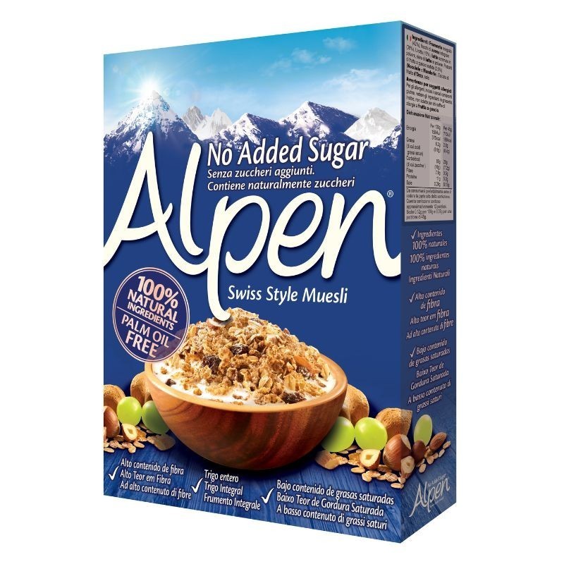 ALPEN MUESLI SENZA ZUCCHERI AGGIUNTI 560 GR