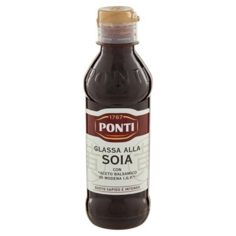 Ponti Glassa Alla Soia Con "Aceto Balsamico Di Modena I.G.P." 240 G
