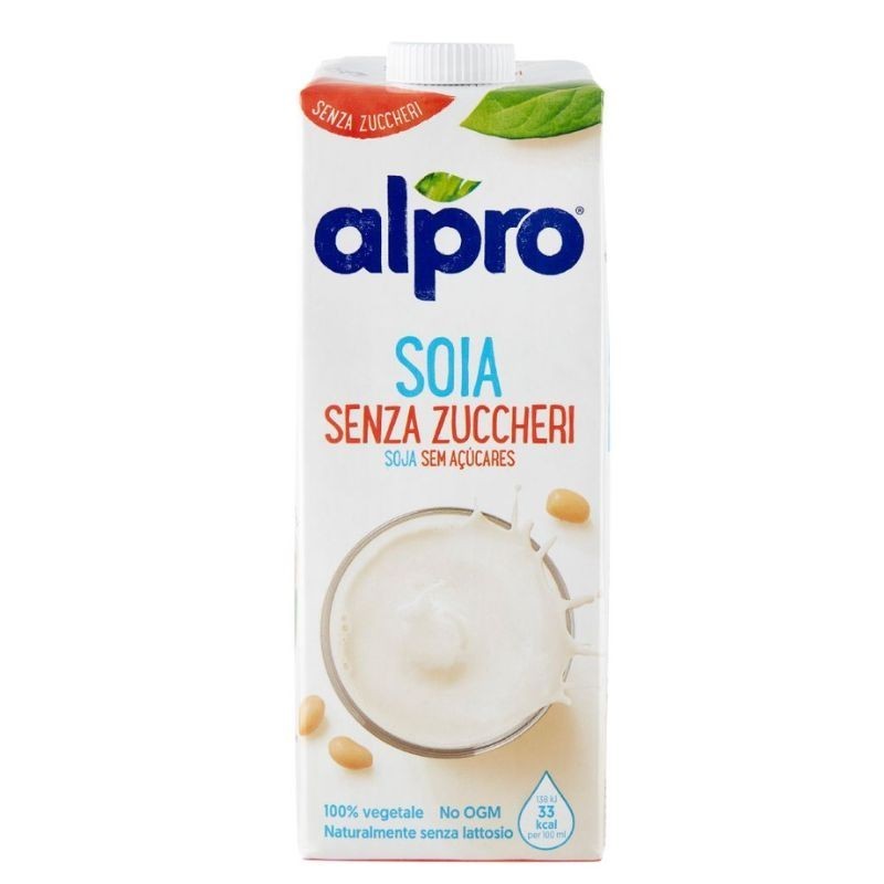Alpro Soia Senza Zuccheri con vitamine B2, B12 e D 1 Litro
