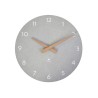Orologio da parete grigio chiaro/legno - Alba