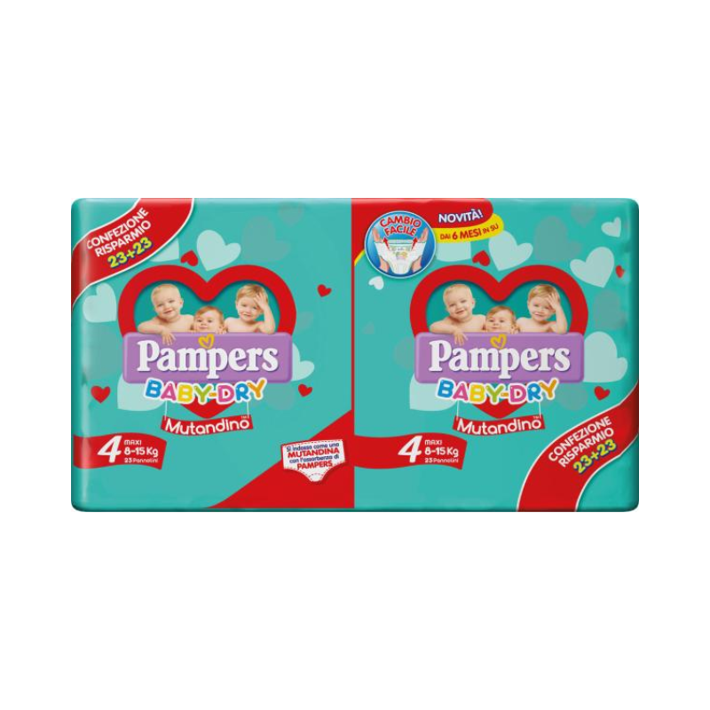 Pampers Baby- Dry Mutandina Junior Duopack