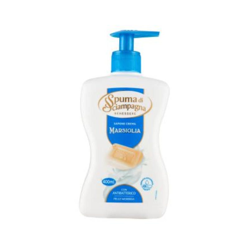 Spuma di sciampagna Benessere Sapone Crema Marsiglia 400ml