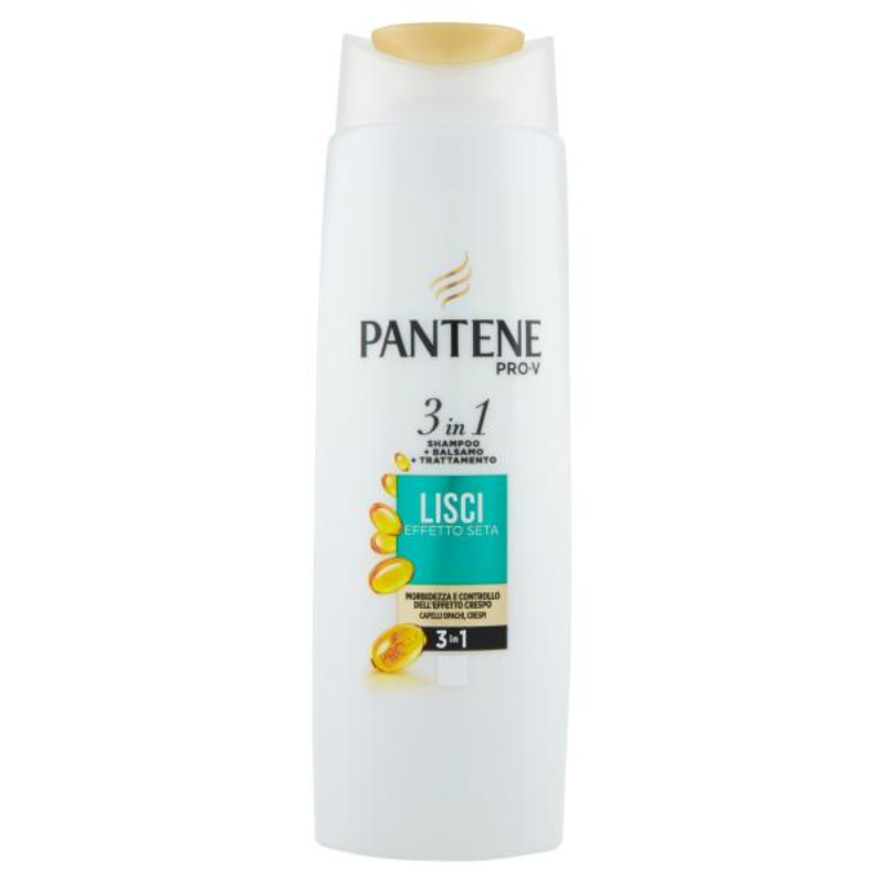 Pantene Shampoo+ Balsamo+ Trattamento 3in1 Lisci Effetto Seta 225ML