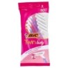 Bic Twin Lady Rasoi 2 Lame Usa e Getta da Donna 10 pezzi