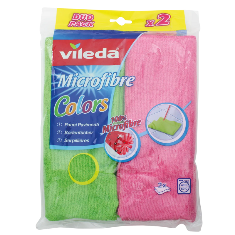 Panni Pavimenti in Microfibra 2 pz Vileda