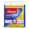 Vileda Pannogiallo, Panno Multiuso Con Antibatterico Ultra Fresh Per Pulire e Spolverare 3 pz