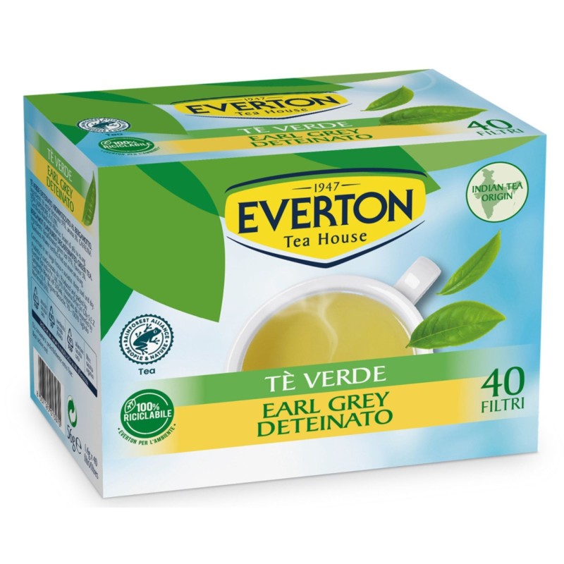Té Verde Earl Grey Deteinato Everton
