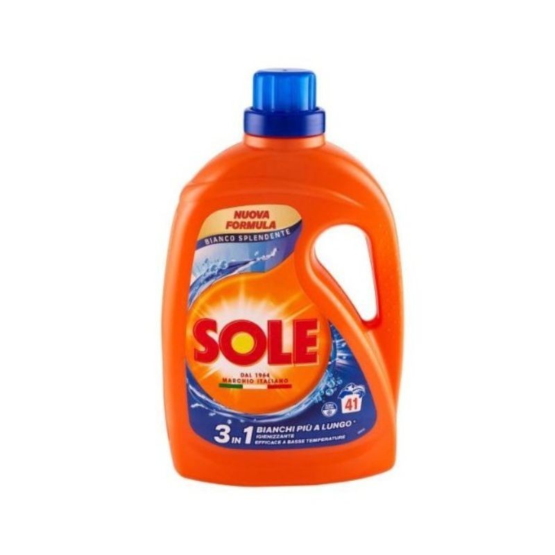 Sole Detersivo Lavatrice Bianco Splendente 41 Lavaggi