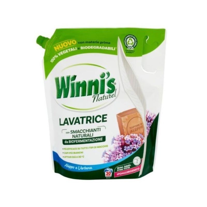 Winni's Detersivo Lavatrice Liquido Aleppo e Verbena 30 lavaggi
