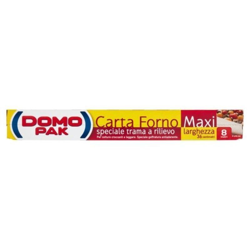 DOMOPAK CARTA FORNO SPECIALE TRAMA A RILIEVO LARGHEZZA 36 CENTIMETRI 8 METRI