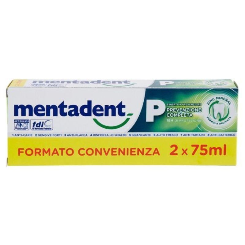 Mentadent P Prevenzione Completa 2 X 75 Ml