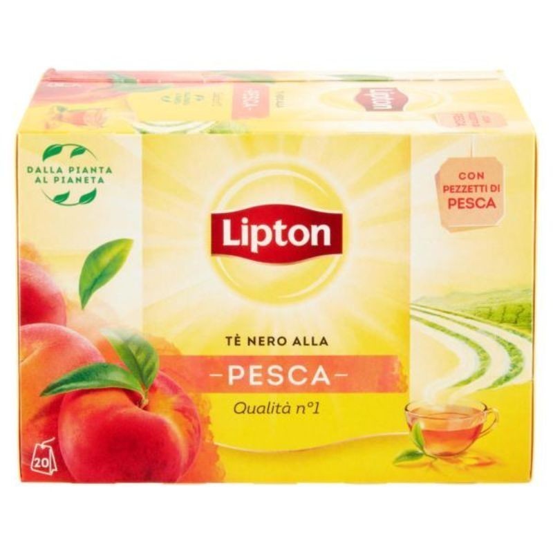 Lipton Tè Nero alla Pesca 20 filtri