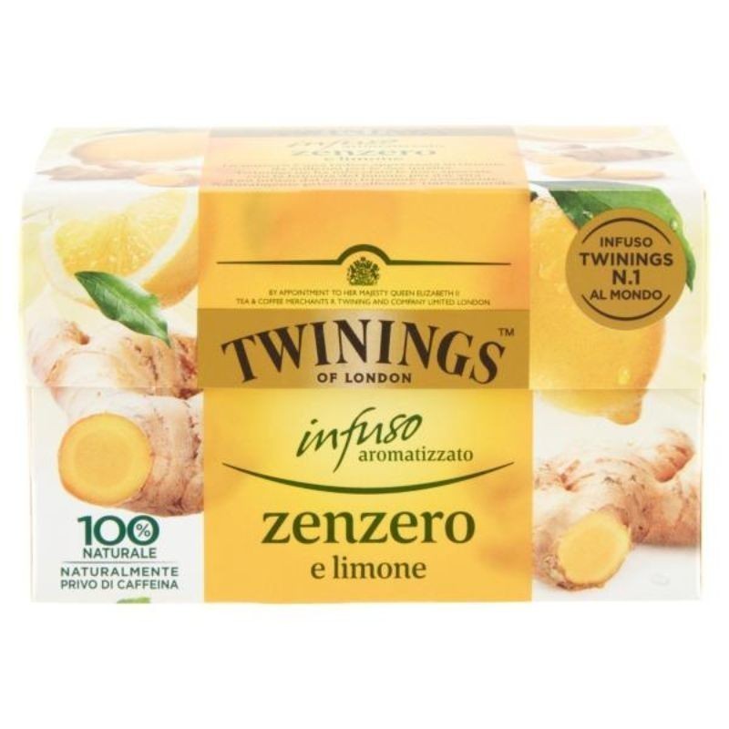Twinings Infuso Aromatizzato Zenzero E Limone 20 filtri