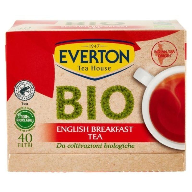 Everton Bio Tea English Breakfast Tea 40 X 1,5 G