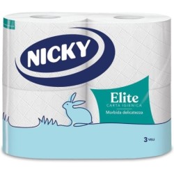 NICKY CARTA IGIENICA 4 ROTOLI