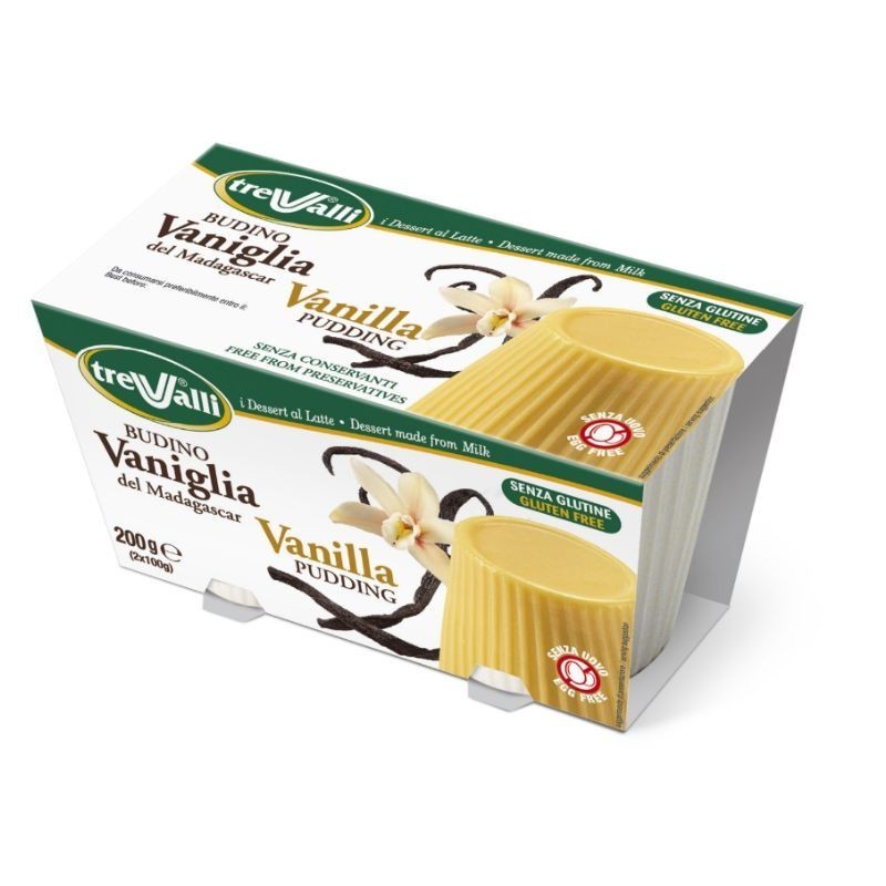 Budino alla Vaniglia del Madagascar 2x100 gr TreValli