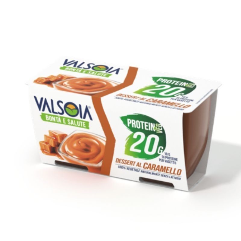 Dessert Proteico al Caramello 2x115 gr Valsoia